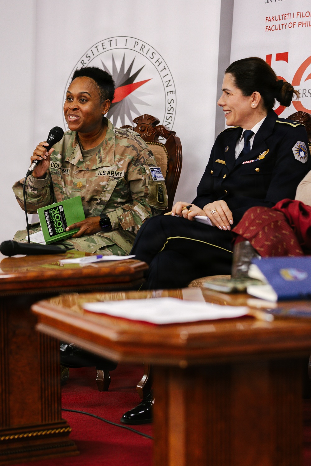 KFOR leaders participate in International Women’s Day panel in Pristina