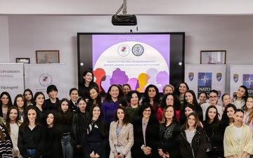 KFOR leaders participate in International Women’s Day panel in Pristina