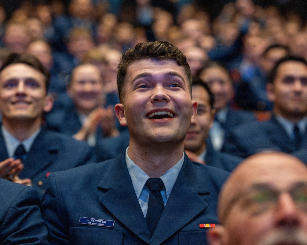 U.S. Coast Guard Academy Class of 2026 Billet Night