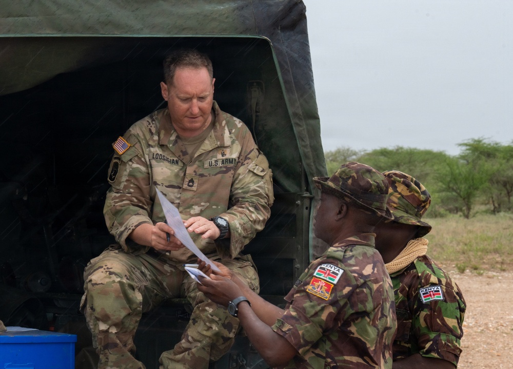 US, Kenya field artillery crews validate gunnery proficiency during JA26 Table V dry-fire training
