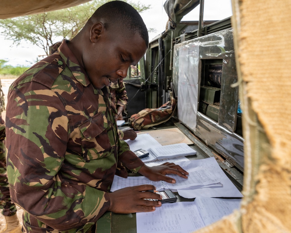 US, Kenya field artillery crews validate gunnery proficiency during JA26 Table V dry-fire training