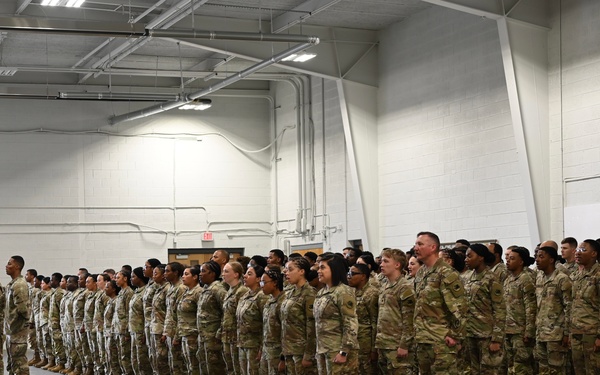 Soldiers in formation