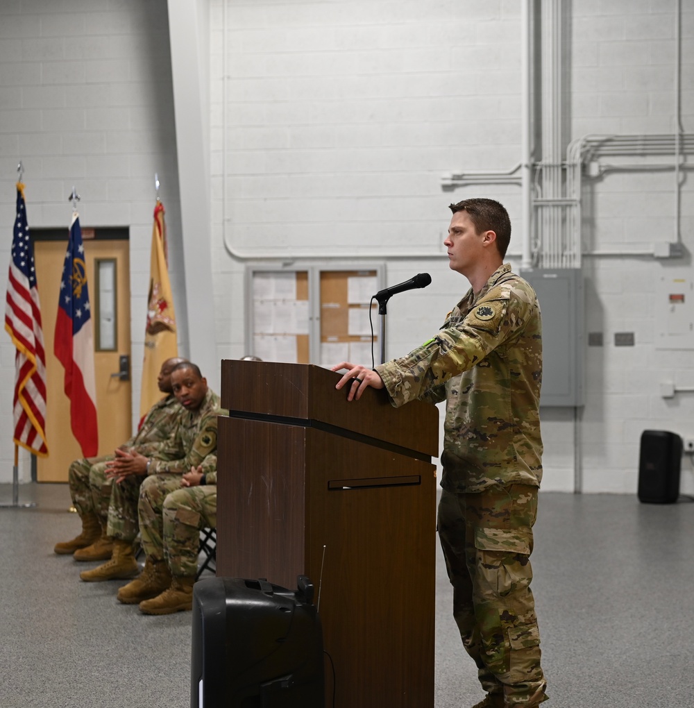 Company commander speaks