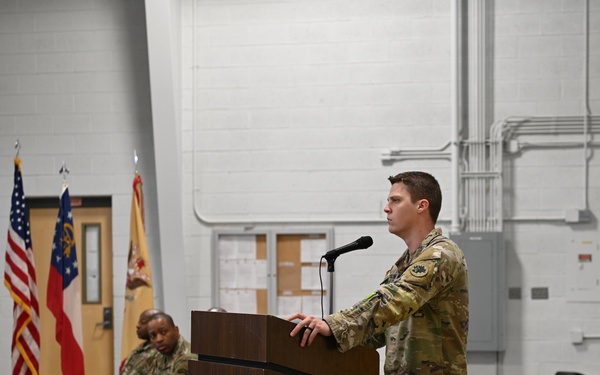 Company commander speaks