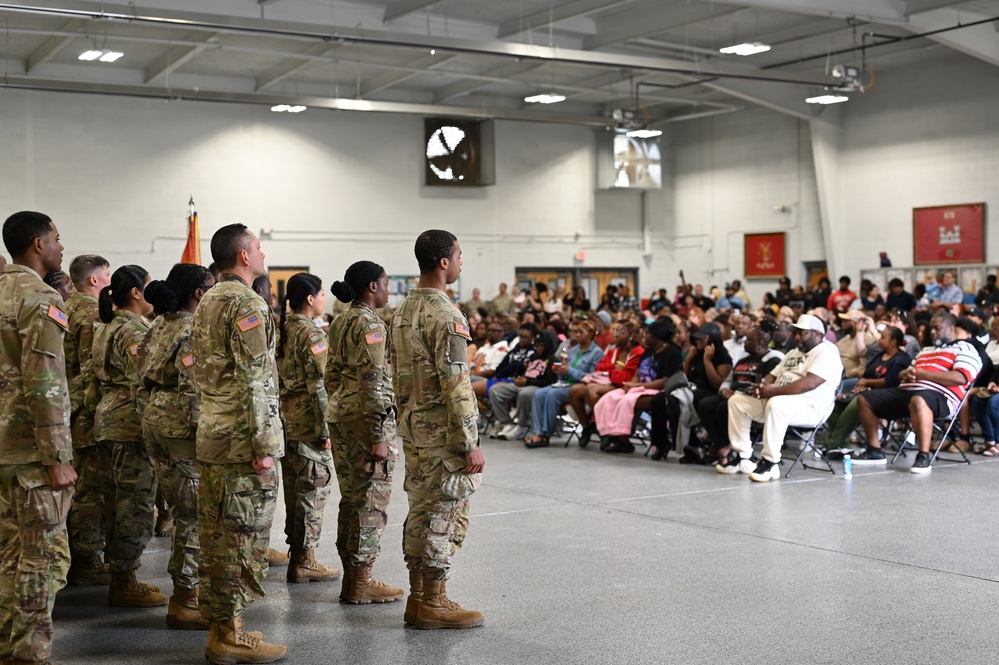 Standing in formation