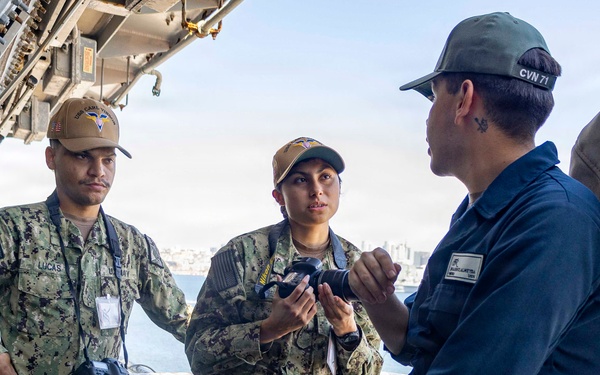 U.S. Navy Sailors conduct training.