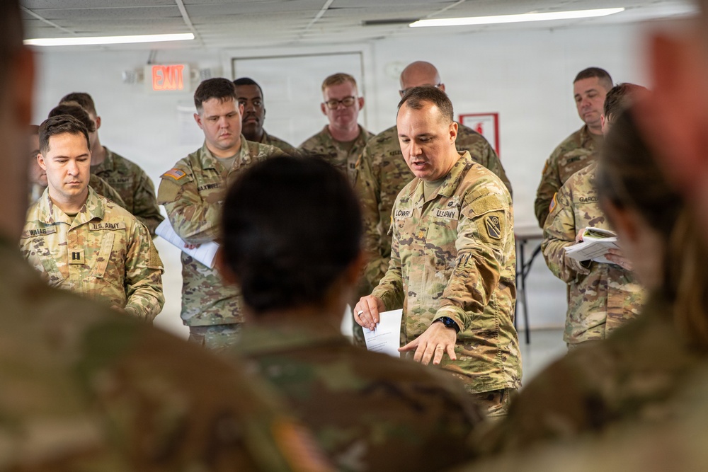 1-181st Field Artillery Regiment conducts a training exercise