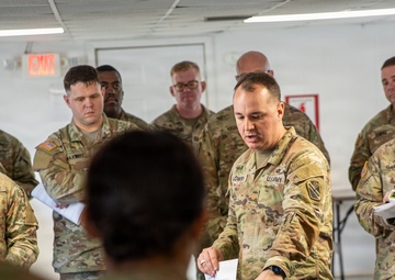 1-181st Field Artillery Regiment conducts a training exercise