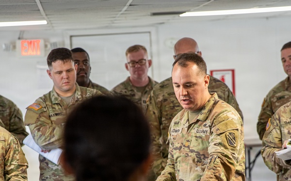 1-181st Field Artillery Regiment conducts a training exercise