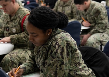 RTC Sailors take Navy-wide advancement exams