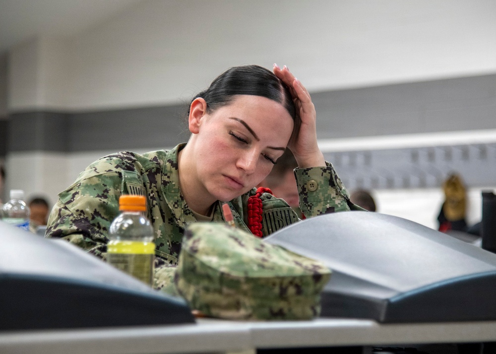 RTC Sailors take Navy-wide advancement exams