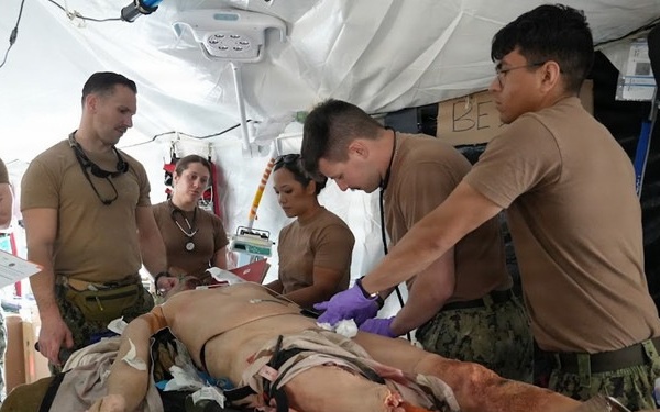 Expeditionary Medical Facility Kilo proves readiness for combat operations, global medical response