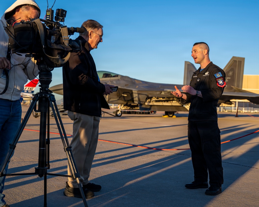F-35A Demonstration Team Performs at Heritage Flight Training Course