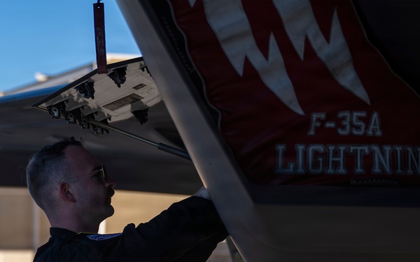 F-35A Demonstration Team Performs at Heritage Flight Training Course