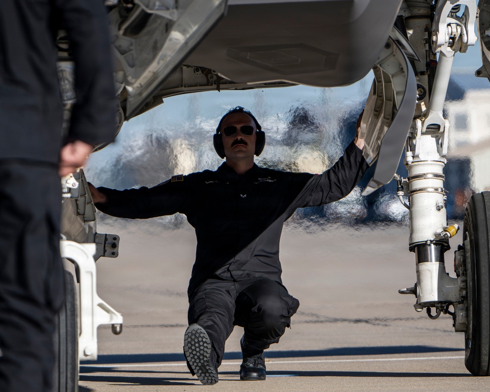 F-35A Demonstration Team Performs at Heritage Flight Training Course