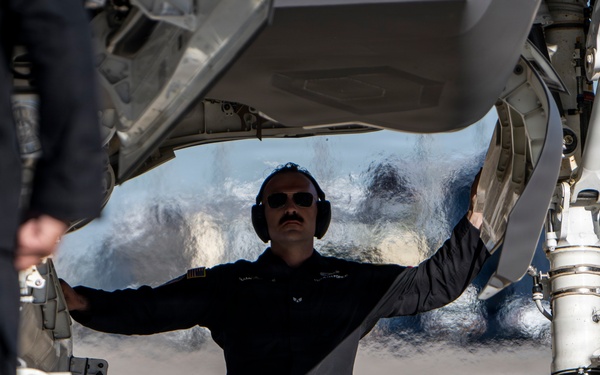 F-35A Demonstration Team Performs at Heritage Flight Training Course