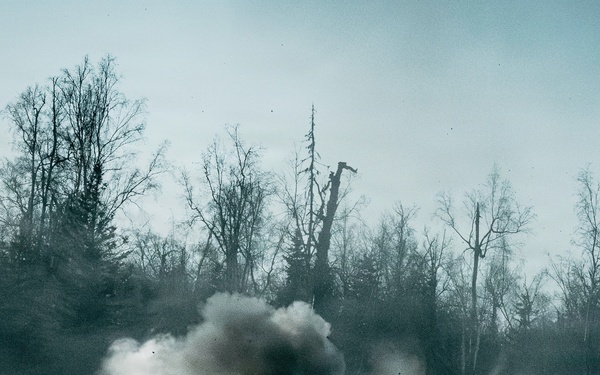 US Navy, Air Force EOD technicians conduct airfield clearance drill