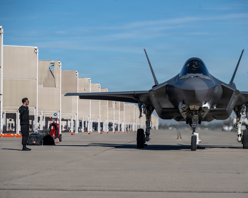 F-35A Demonstration Team Performs at Heritage Flight Training Course