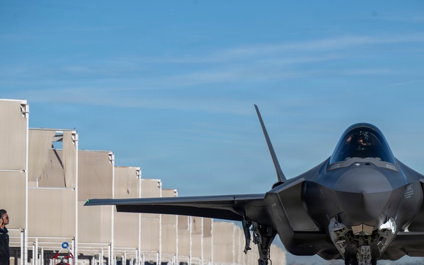 F-35A Demonstration Team Performs at Heritage Flight Training Course