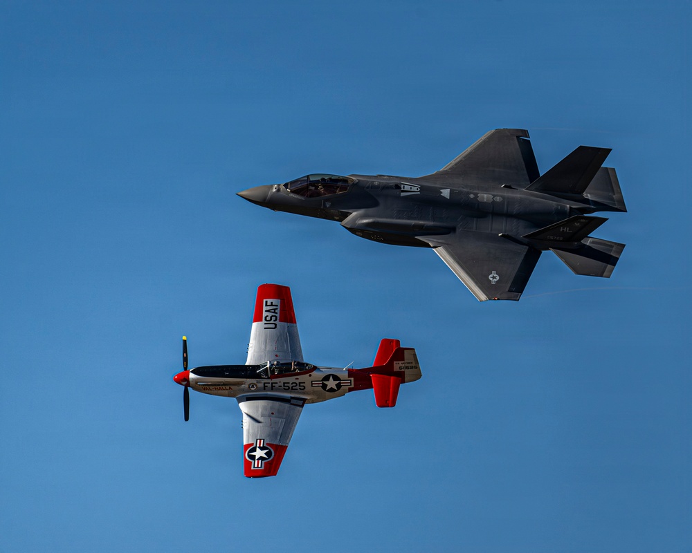 F-35A Demonstration Team Performs at Heritage Flight Training Course