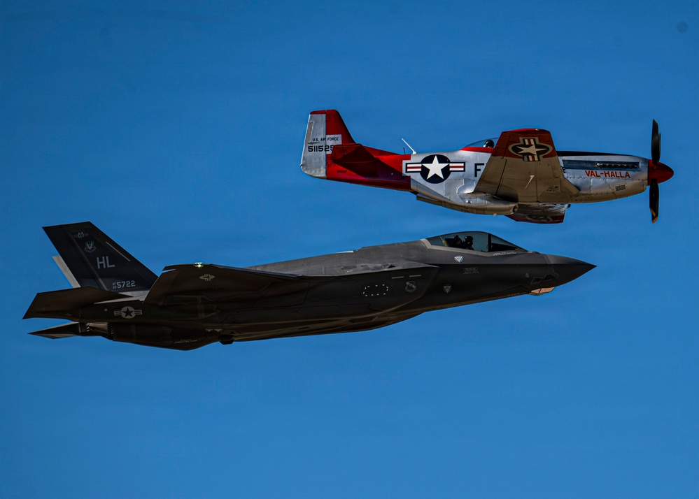 F-35A Demonstration Team Performs at Heritage Flight Training Course