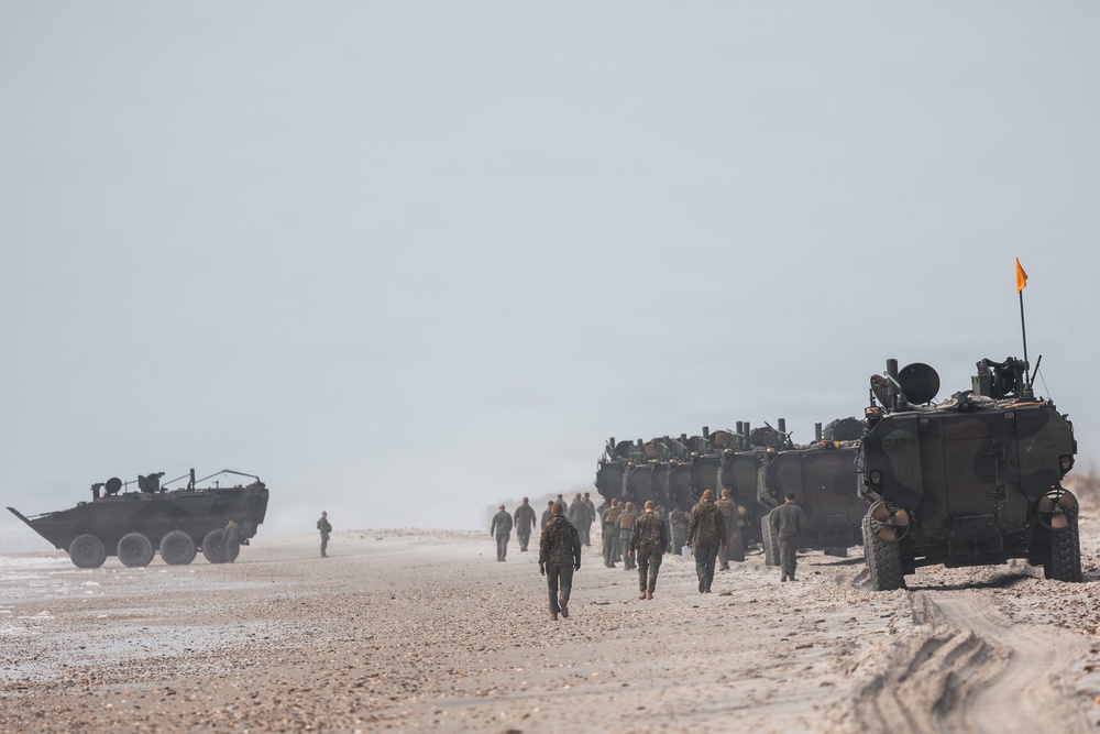 2nd AA Bn ACVs conduct shore-to-ship movement during TCAT 26.1