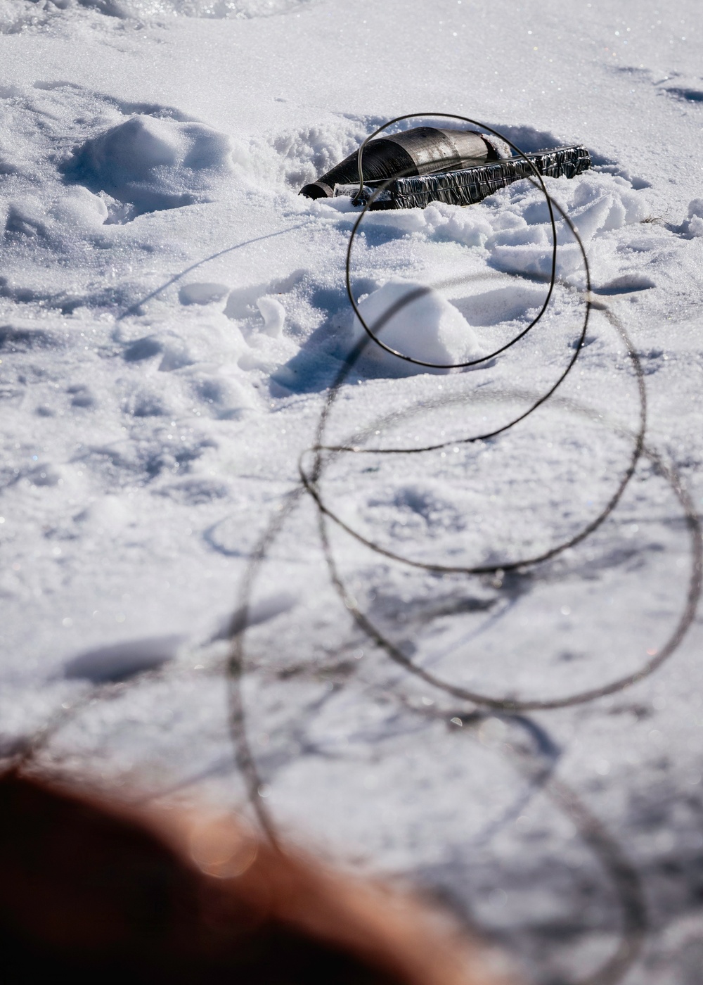 US Navy, Air Force EOD technicians dispose of UXO