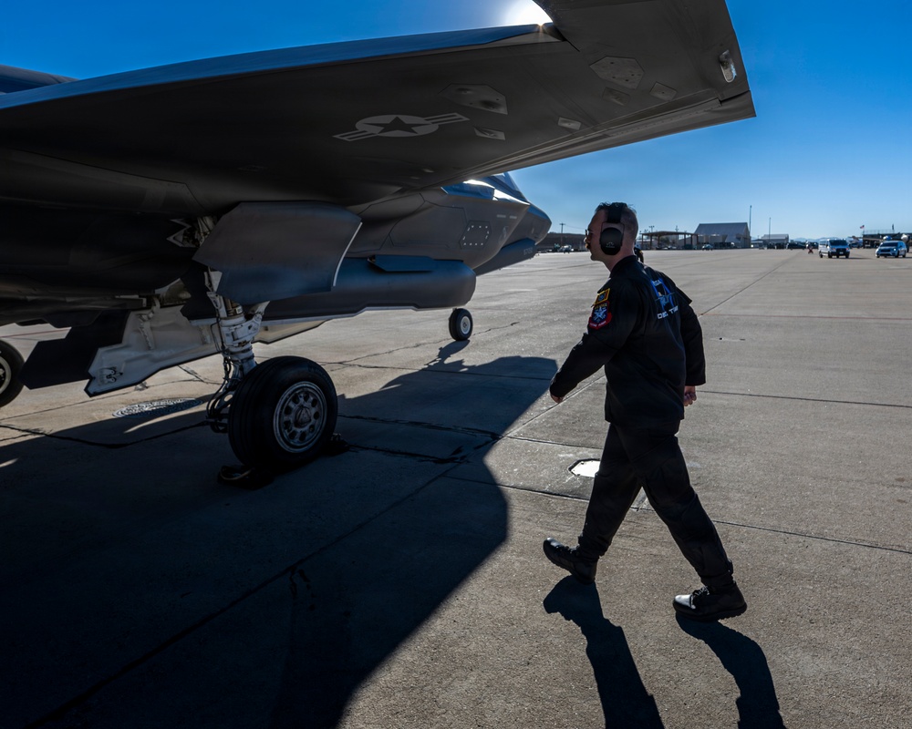 F-35A Demo Team Flying at HFTC