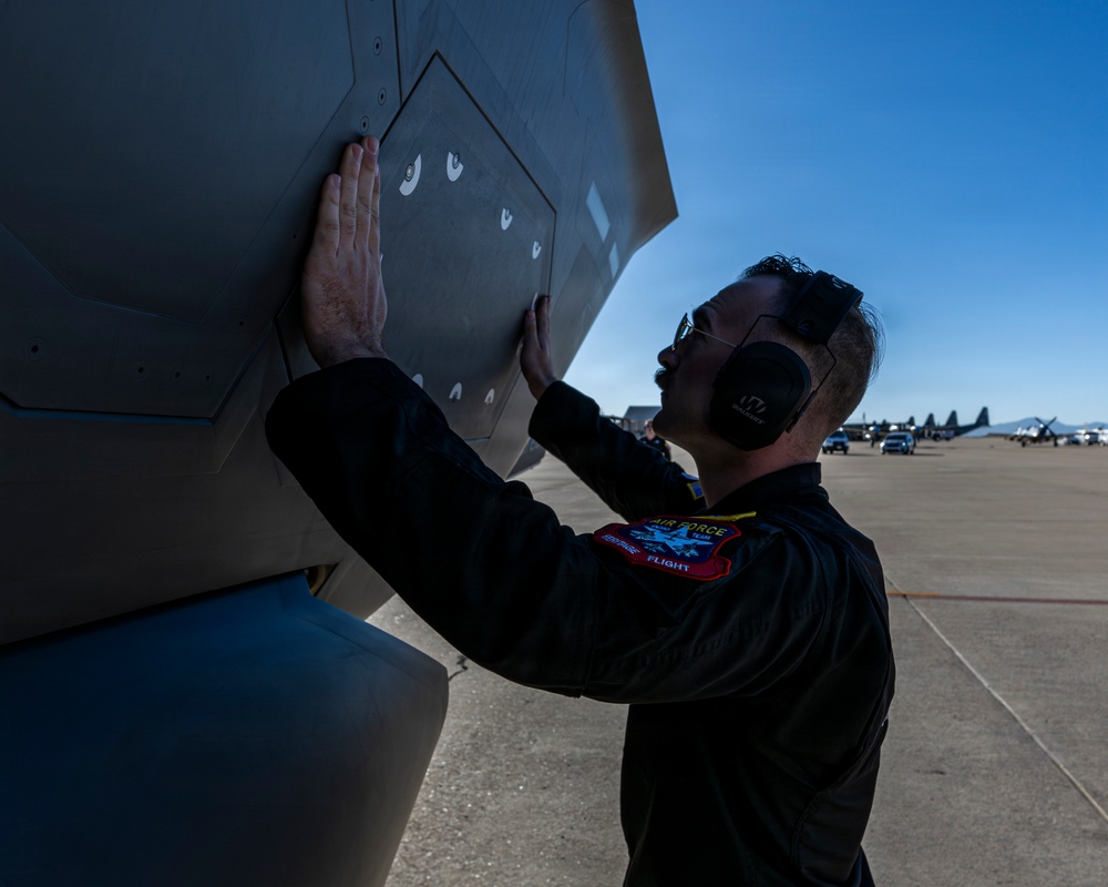 F-35A Demo Team Flying at HFTC
