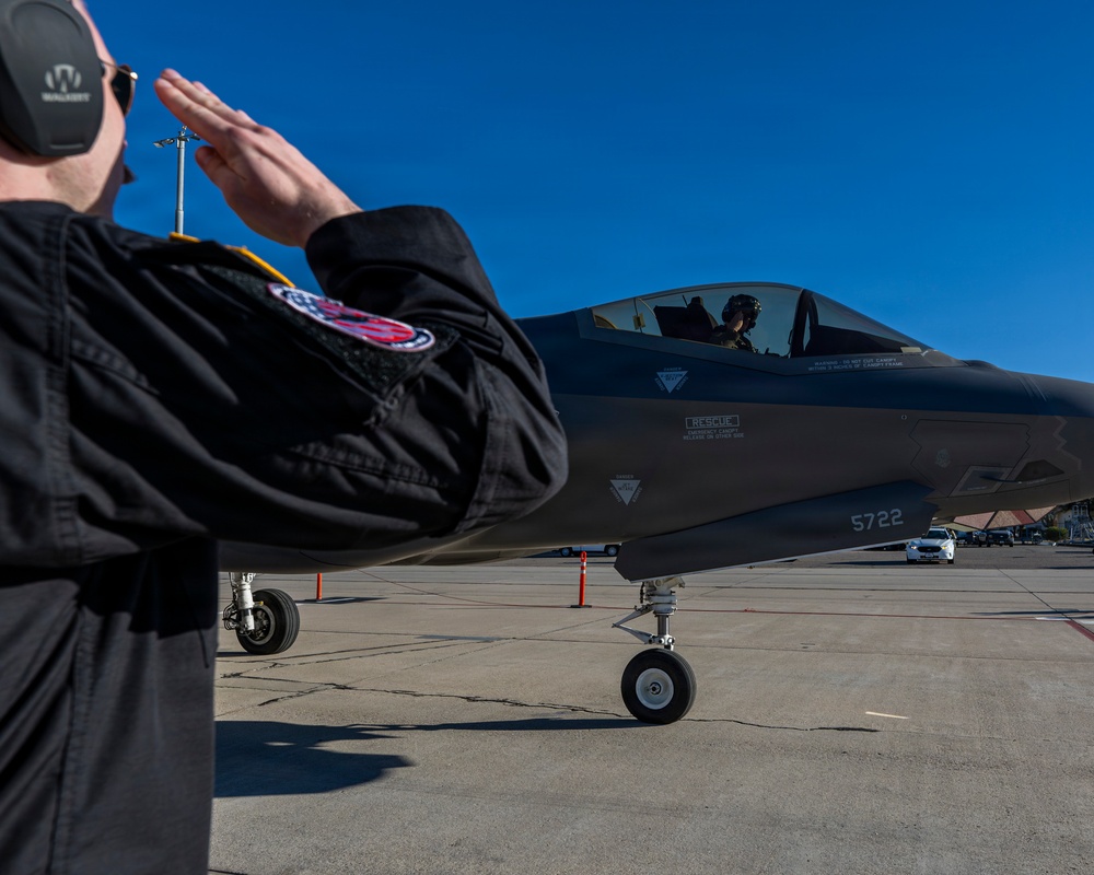 F-35A Demo Team Flying at HFTC