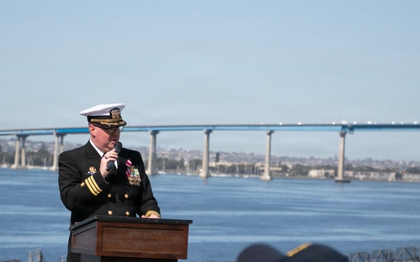 USS Augusta Holds Change of Command Ceremony