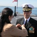 USS Augusta Holds Change of Command Ceremony