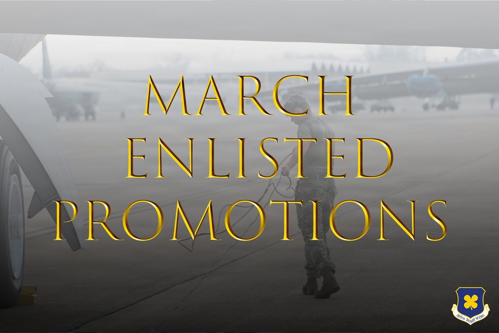 March Enlisted Promotions