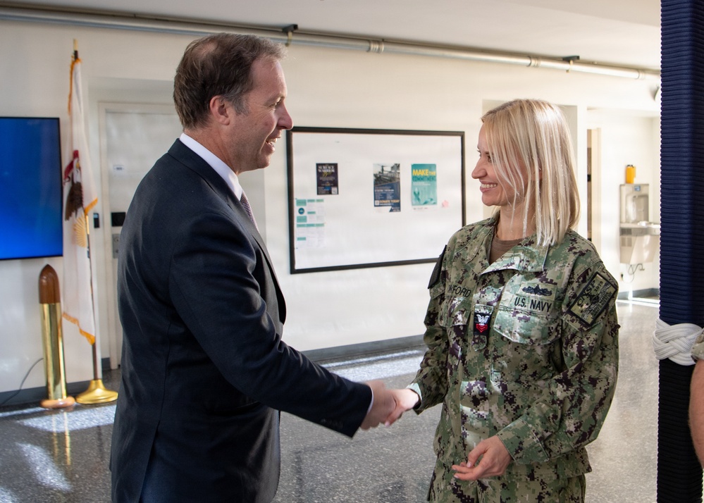 Assistant Secretary of the Navy Benjamin Kohlmann visits CNSP
