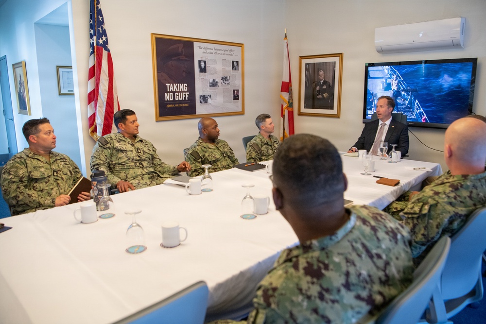 Assistant Secretary of the Navy Benjamin Kohlmann visits CNSP