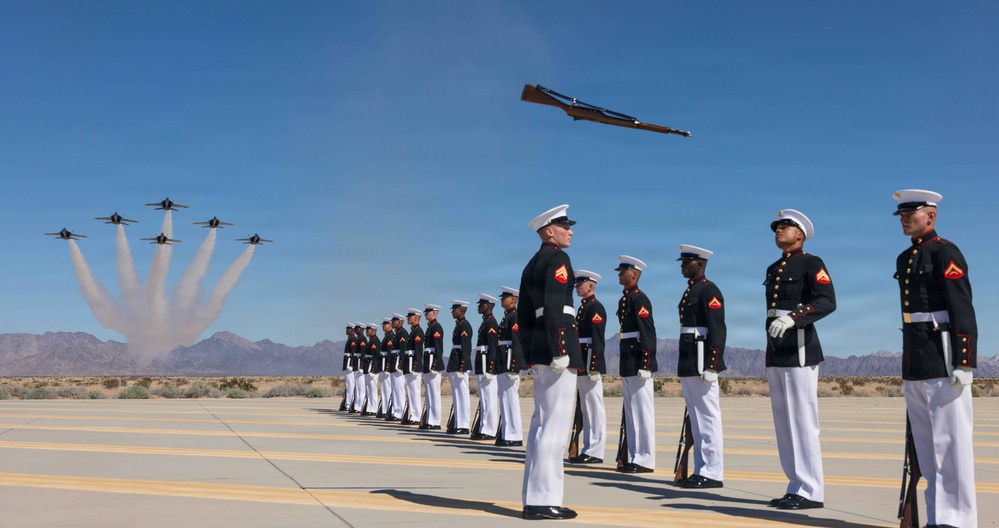 U.S. Marine Corps Silent Drill Platoon and Navy Blue Angels 2026