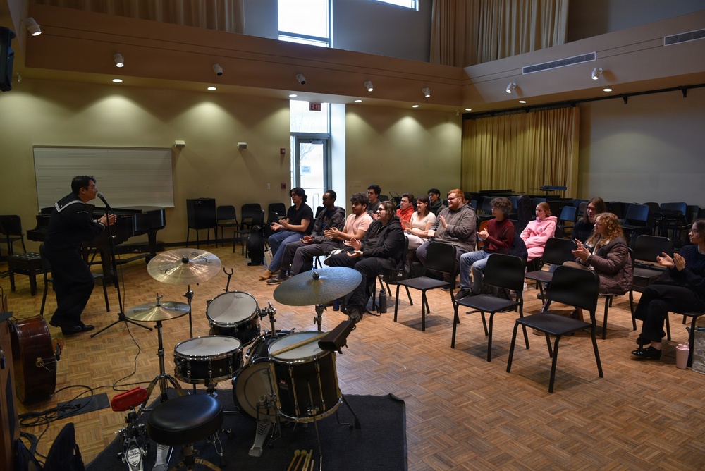 North Central College Jazz Masterclass by Navy Band Great Lakes Protocol Combo