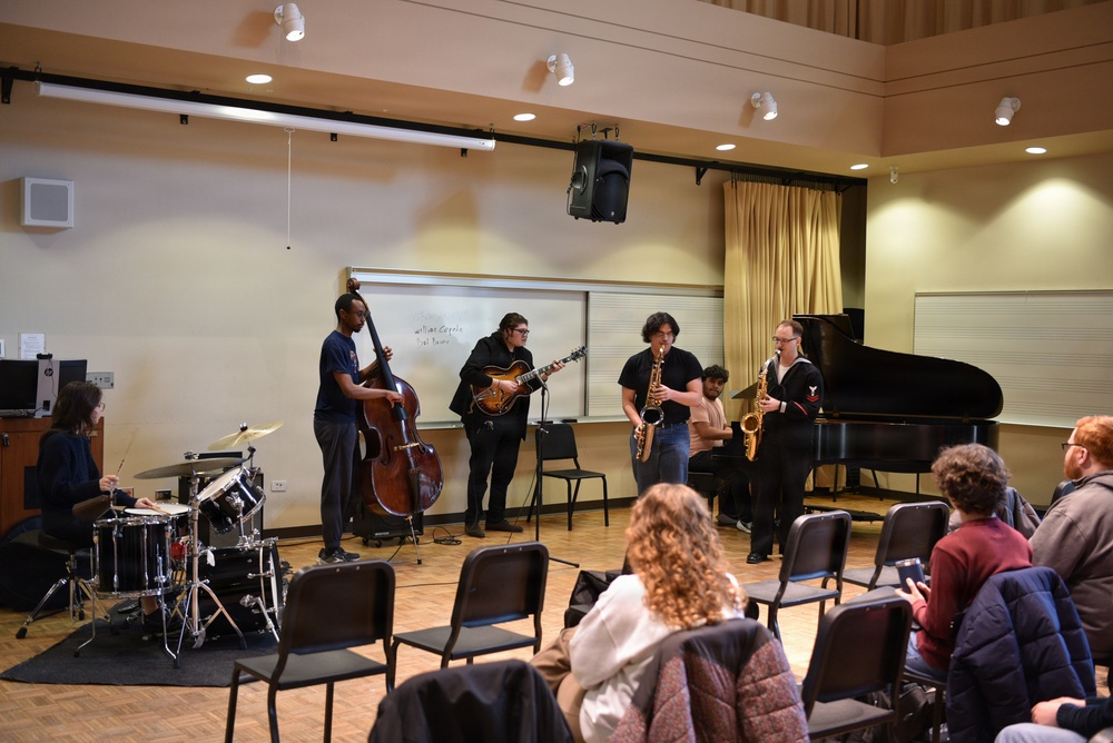 North Central College Jazz Masterclass by Navy Band Great Lakes Protocol Combo