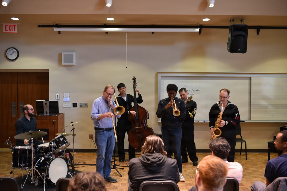 North Central College Jazz Masterclass by Navy Band Great Lakes Protocol Combo
