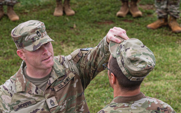 94th AAMDC Soldier Promoted to Senior Noncommissioned Officer in Promotion Ceremony