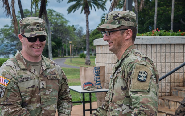 94th AAMDC Soldier Promoted to Senior Noncommissioned Officer in Promotion Ceremony