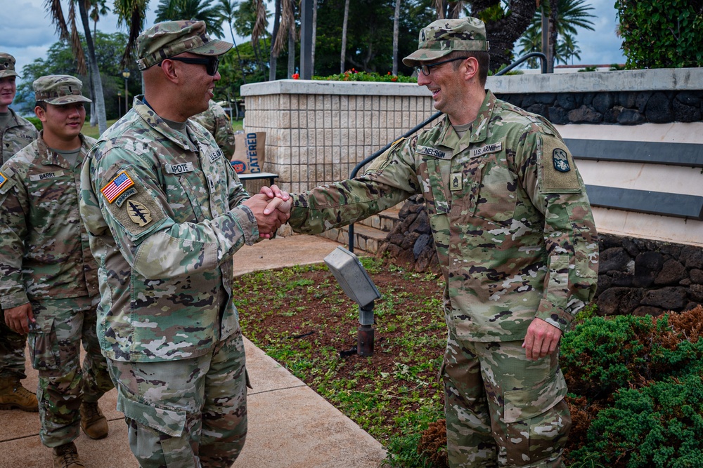 94th AAMDC Soldier Promoted to Senior Noncommissioned Officer in Promotion Ceremony