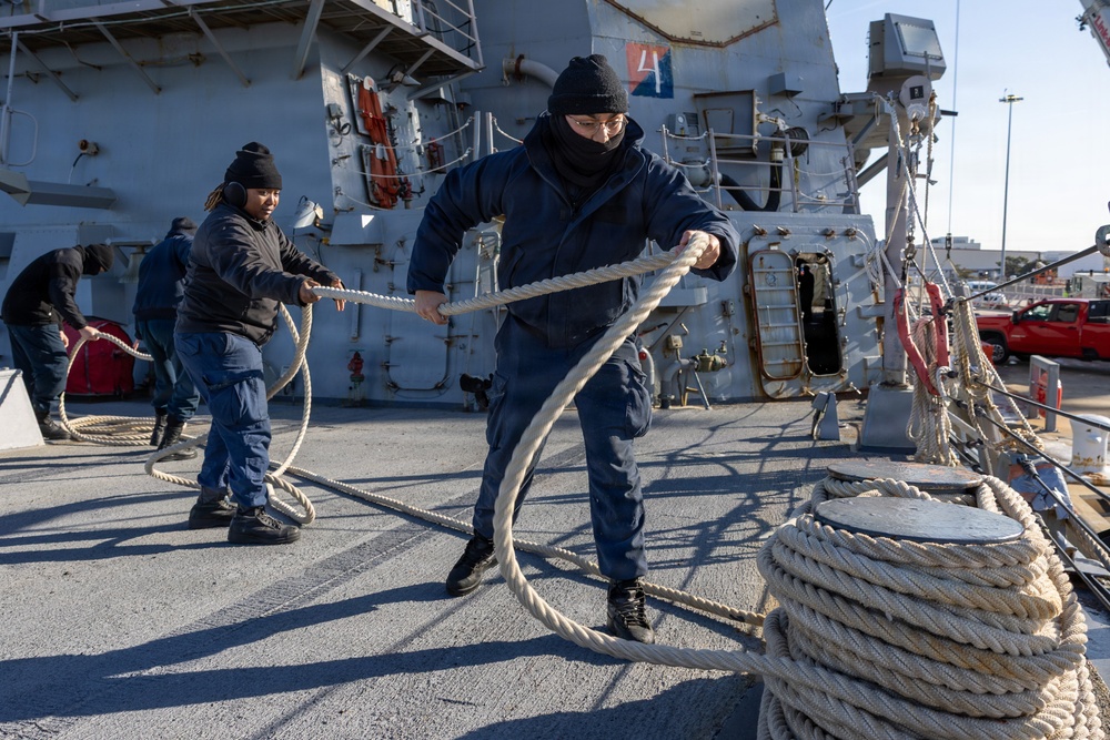 Sea and Anchor aboard the USS Gonzalez (DDG 66)
