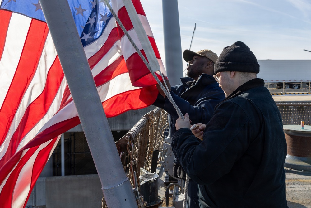 Sea and Anchor aboard the USS Gonzalez (DDG 66)