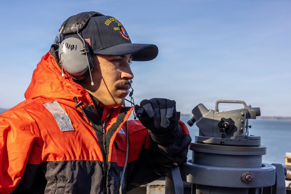 Sea and Anchor aboard the USS Gonzalez (DDG 66)