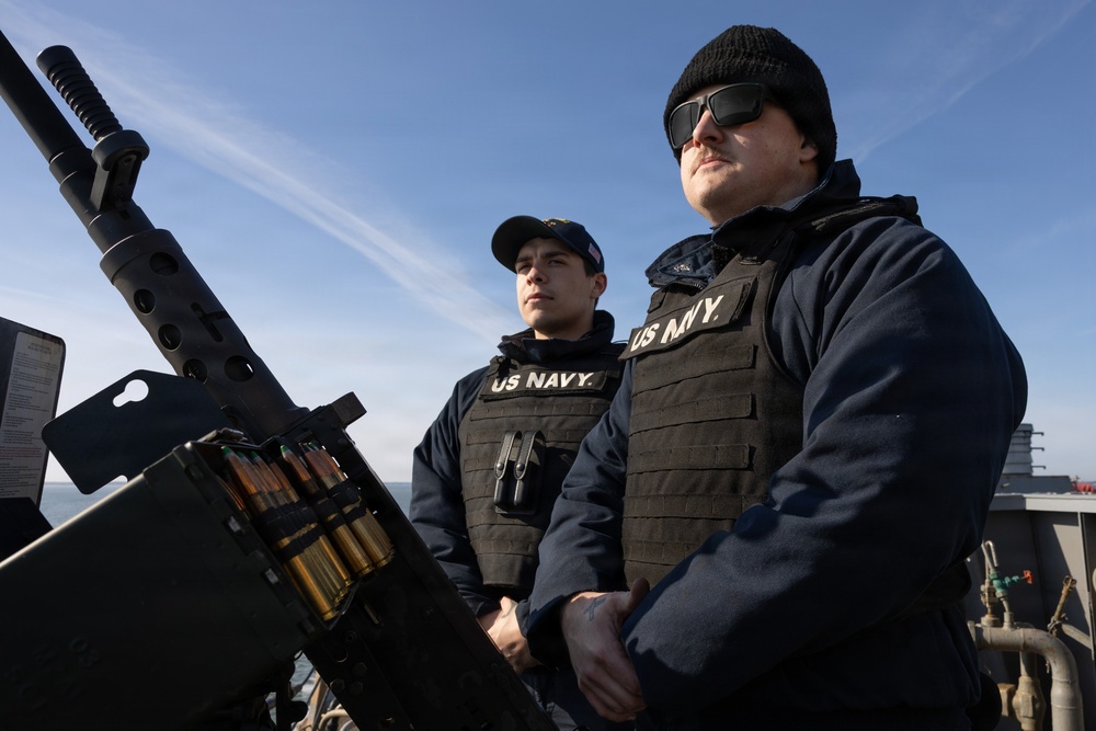 Sea and Anchor aboard the USS Gonzalez (DDG 66)