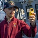 Watch standers aboard the USS Gonzalez (DDG 66)