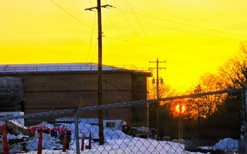 February 2026 construction operations for fiscal year 2024-funded $55.75 million Collective Training Officers Quarters Project at Fort McCoy