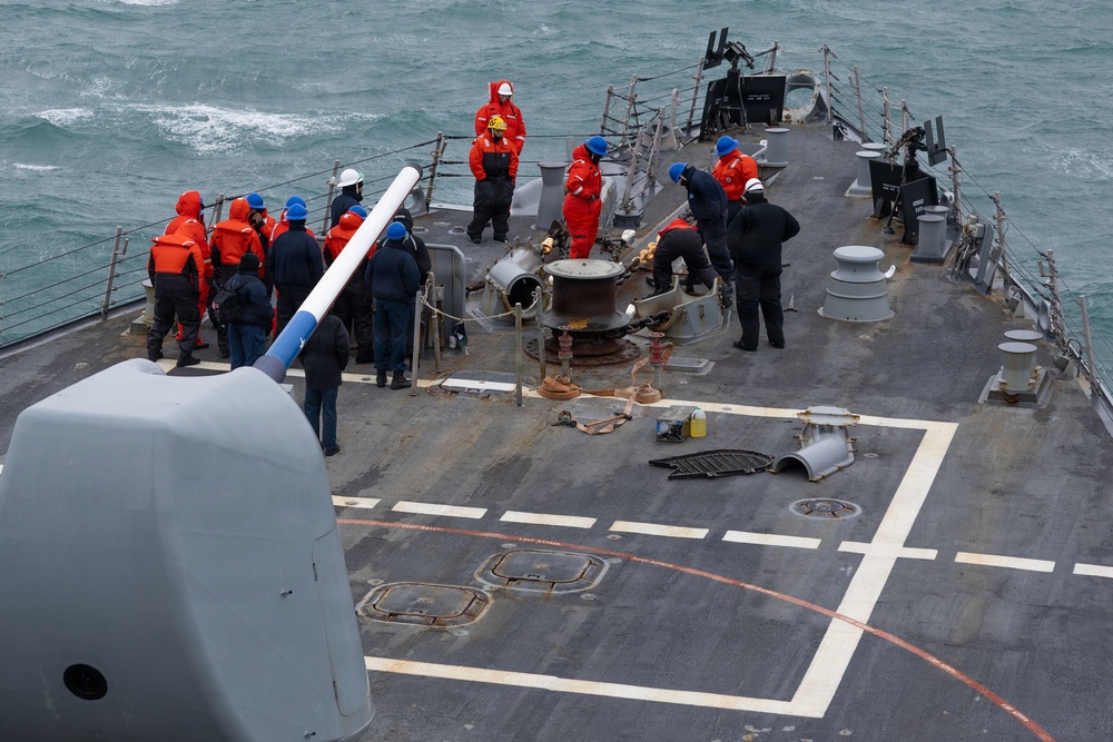 Precision Anchorage Exercise aboard the USS Gonzalez (DDG 66)