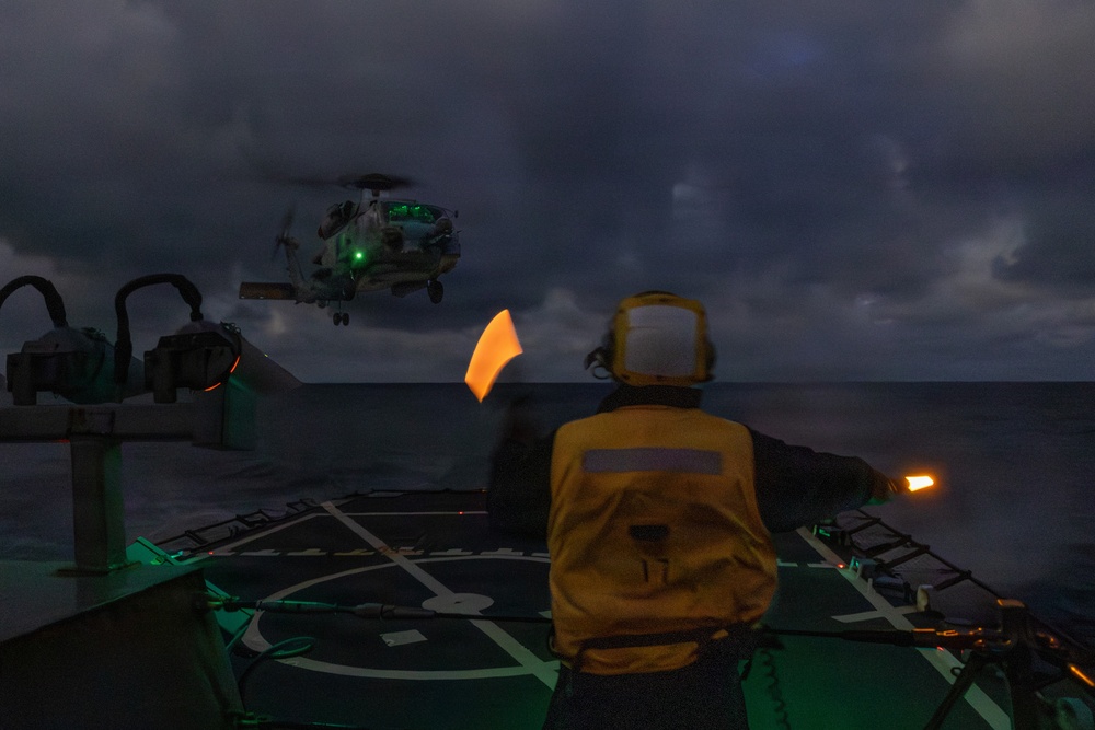 Flight Quarters aboard the USS Gonzalez (DDG 66)